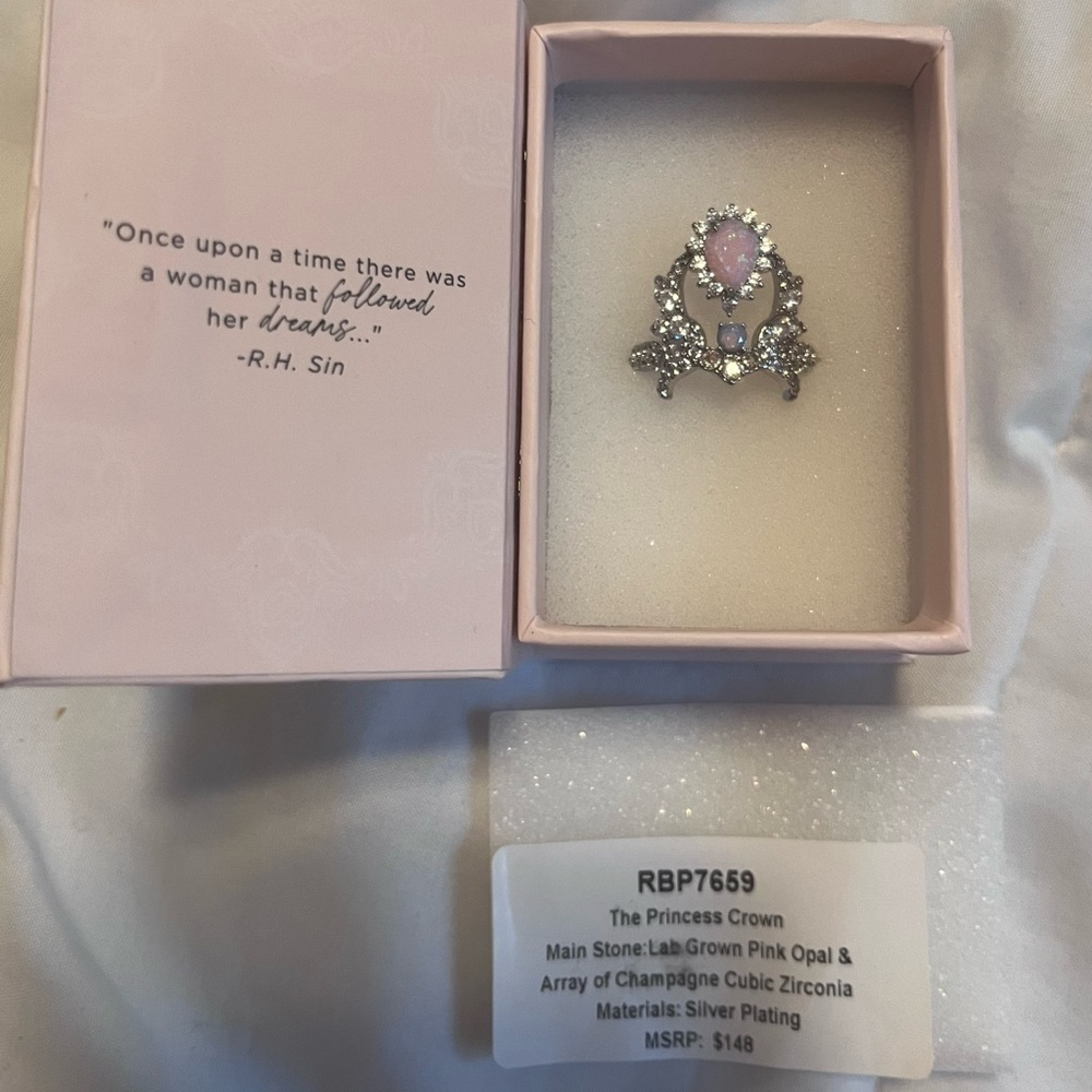 Reign Pink Opal and Champagne Jewelry Box BOMB PARTY